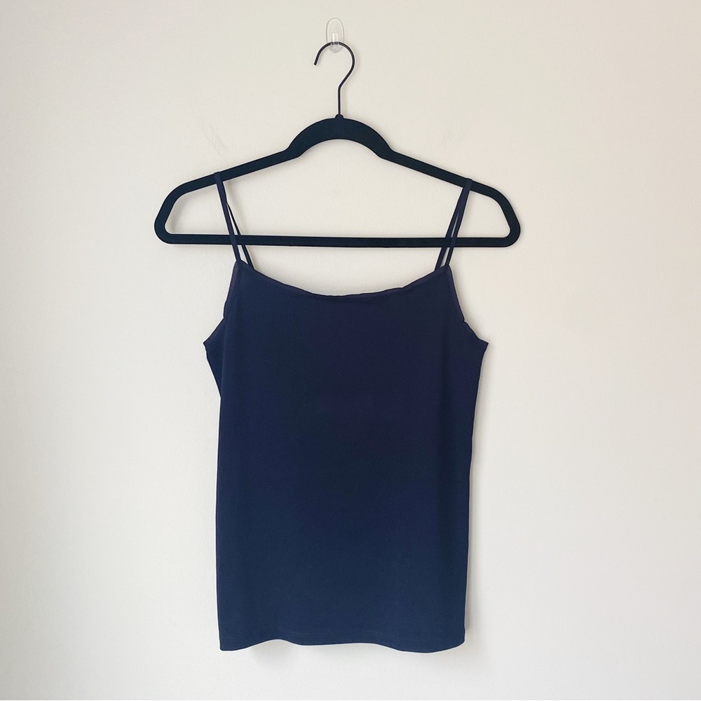 ANN TAYLOR Stretch Camisole in Navy